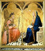 Ambrogio Lorenzetti Annunciation oil